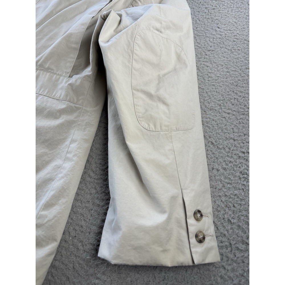Vintage Banana Republic Safari Blazer Mens 44 Chore Coat Bush Khaki Field - Picture 16 of 16